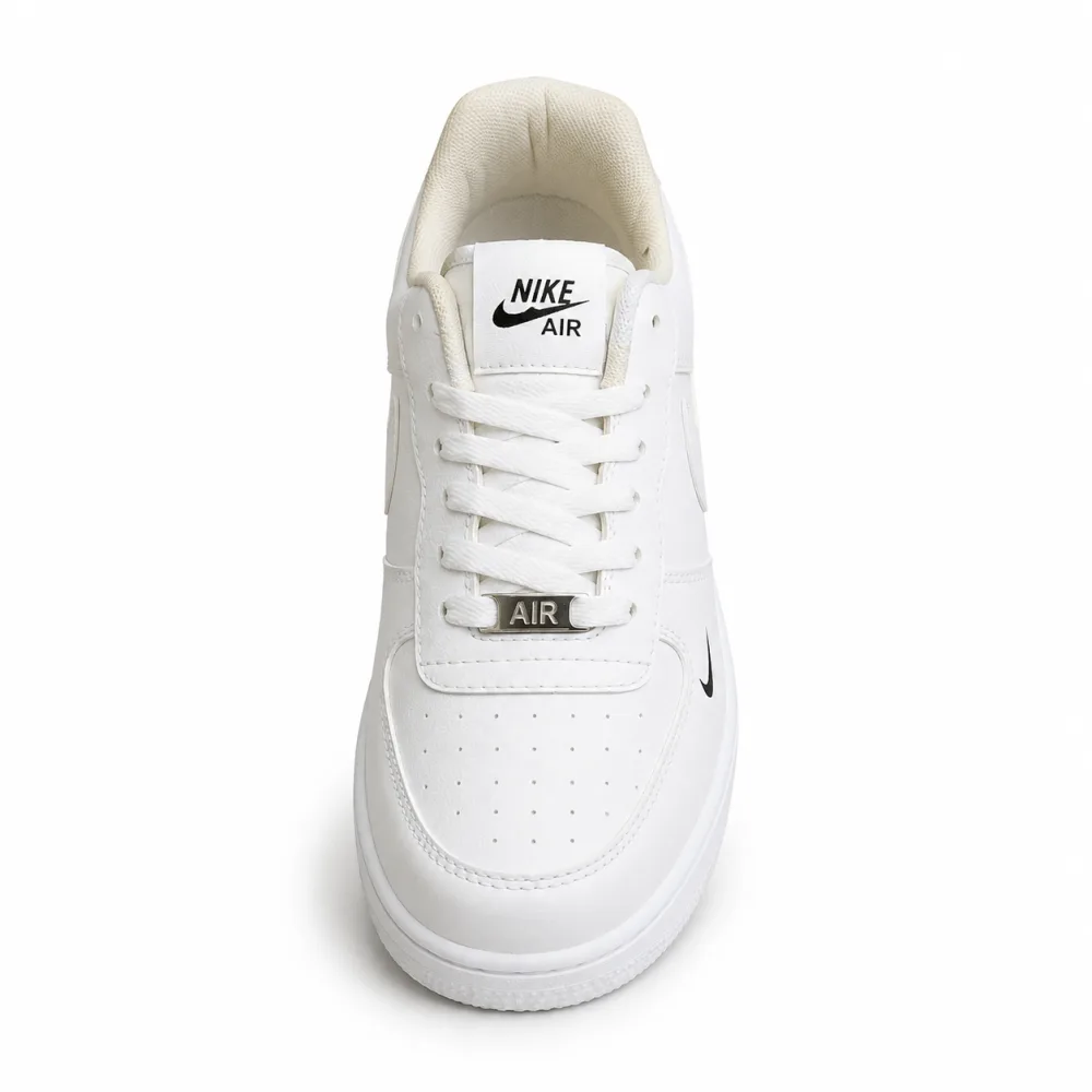 Clean Look, Premium Vibe White Sneakers